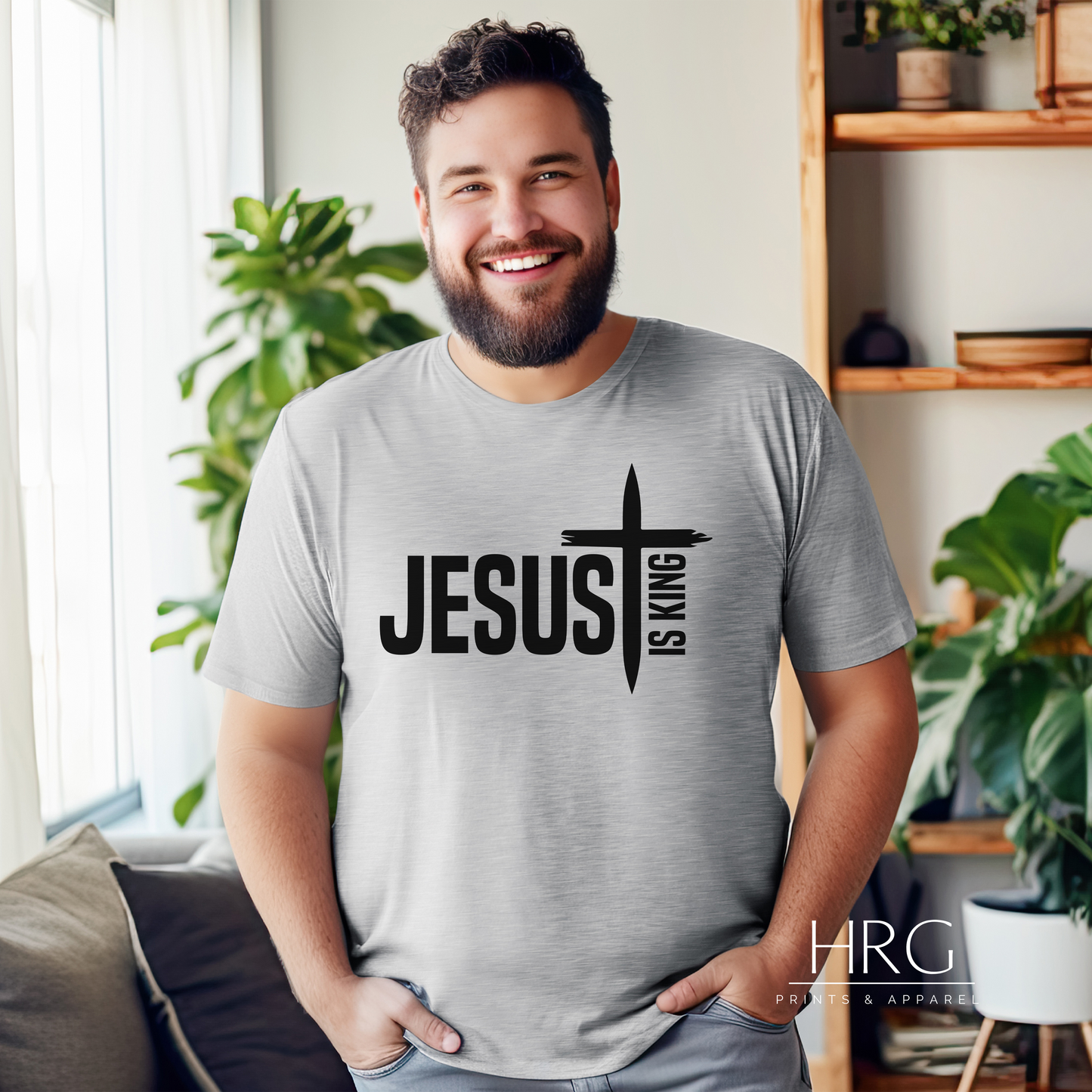 Jesus Is King Christian T-Shirt – Faith Graphic Tee